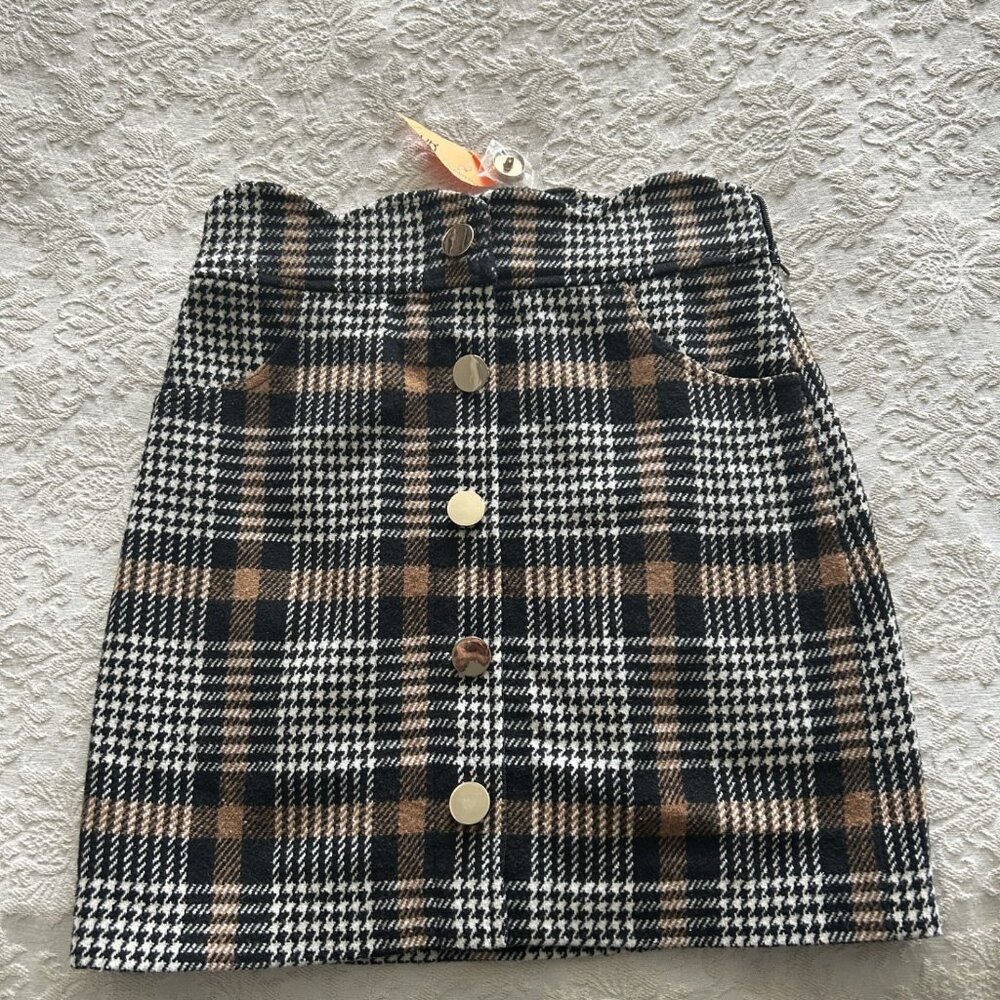 J.O.A. Plaid Skirt